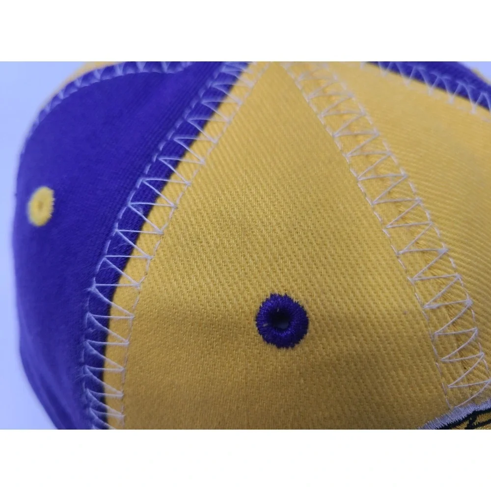 Vintage Youth‎ Los Angeles Lakers Kobe Bryant #8 Drew Pearson Hat Cap NBA Yellow